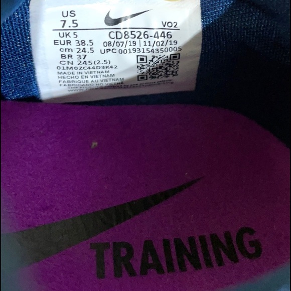 Nike Free Metcon 2 Women’s Training Sneaker 7.5 - Picture 12 of 14